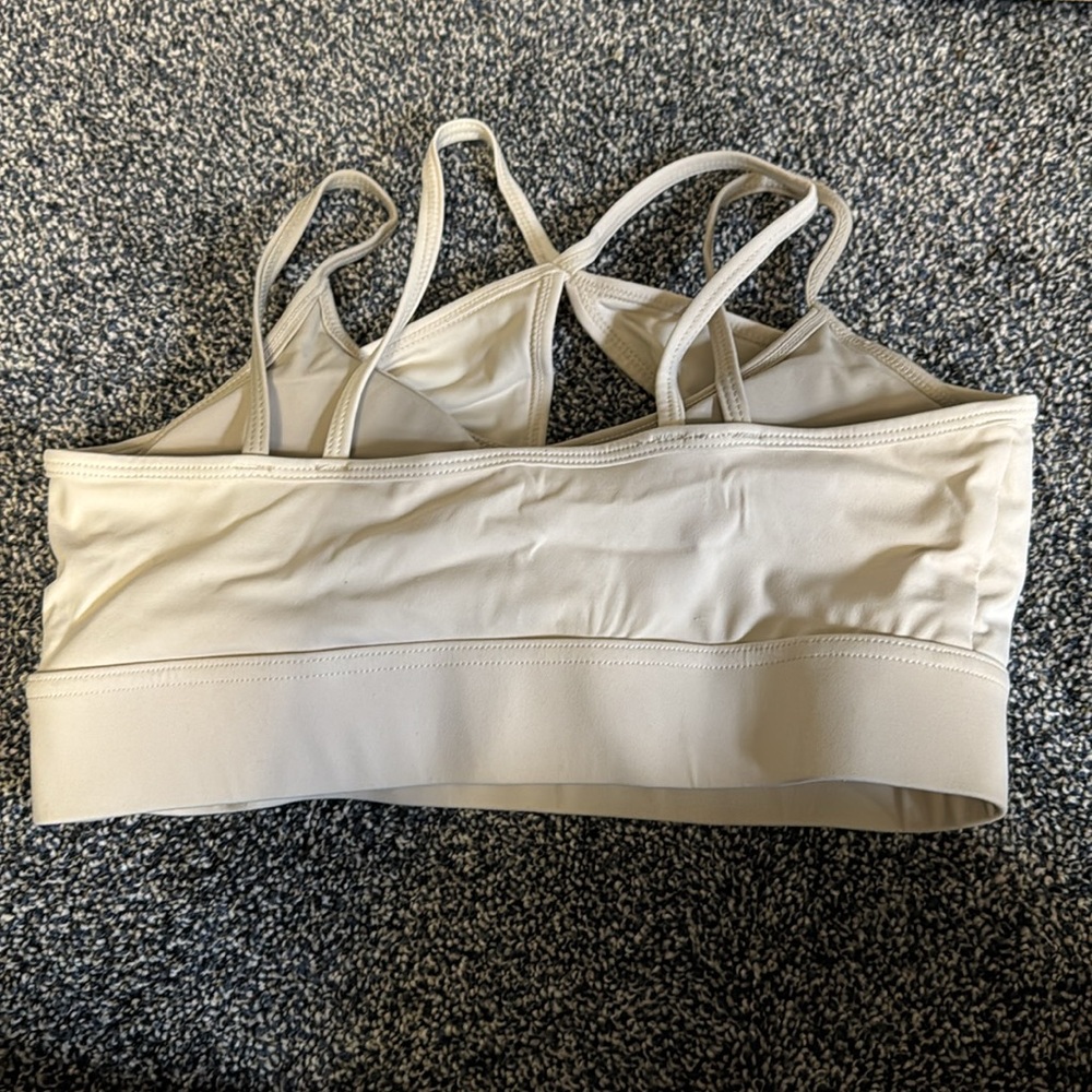 Cream Drawstring Pants - Picture 2 of 3